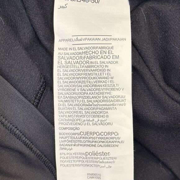 Under Armour Athletic Jacket Womens Large Black Zip Up Yoga Running Long Sleeve - Picture 5 of 5